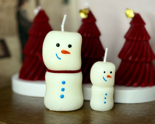 Snowman Candle Set