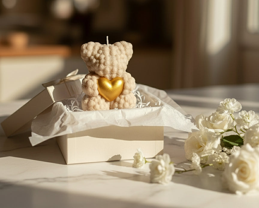 Teddy Bear Candle