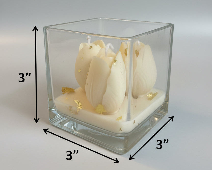 Tulip Candles Jar