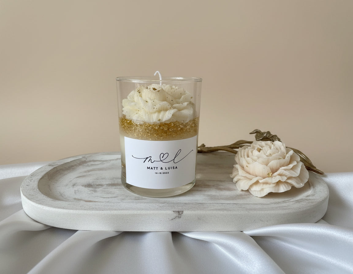 Rose Luxe Layer Candle