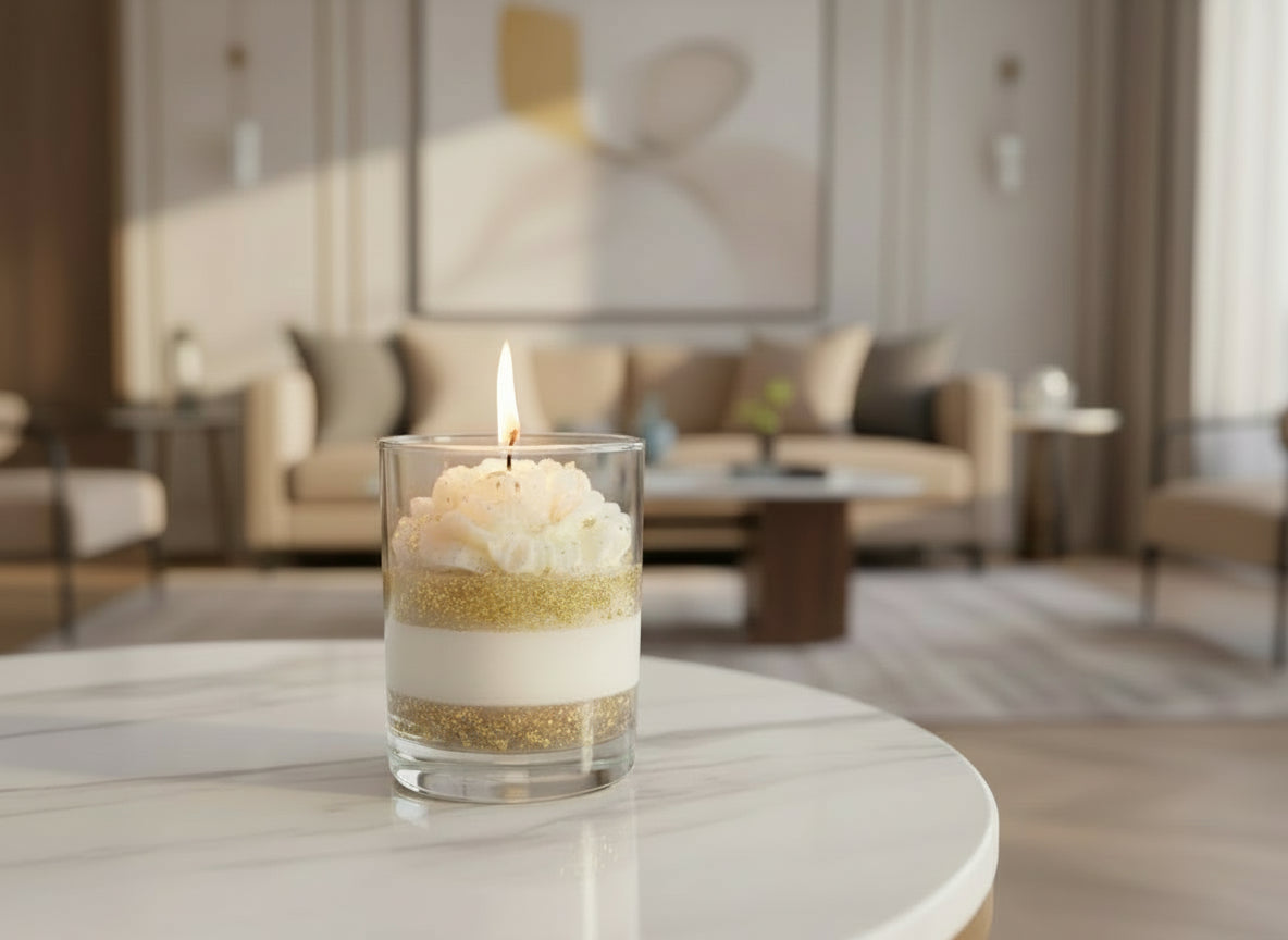 Rose Luxe Layer Candle